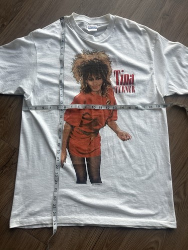 Camicia Tina Turner vintage anni 80 uomo grande bianca è meglio essere buoni - Foto 7 di 7