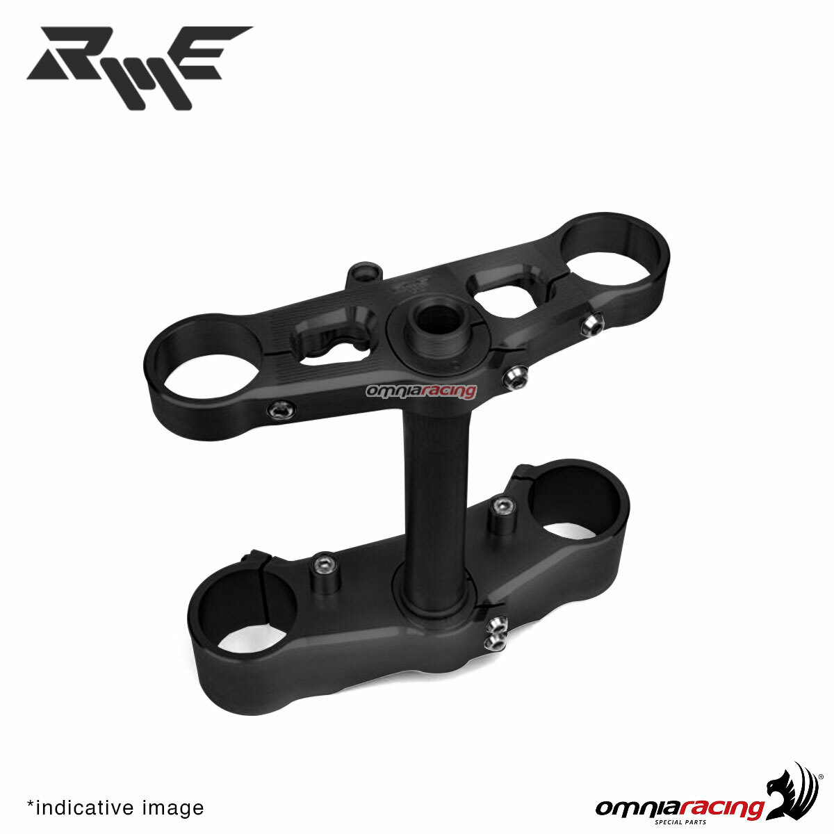 CNC Racing Kit Piastre Di Sterzo Forcella, 53-56 Mm Offset - Foto 2