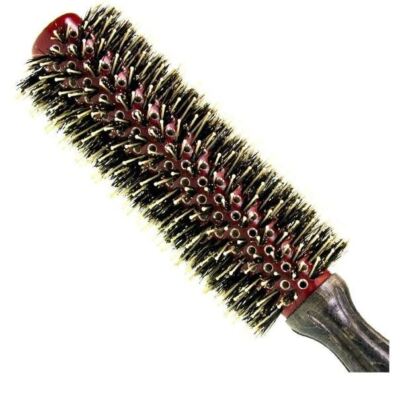 Professional Wooden Combing Natural Boar / Nylon Bristles Hair Brush W 0313 EVAS