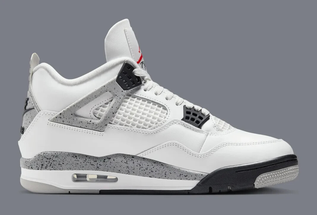 靴 Nike Air Jordan 4 Retro White/Cement Jordan 4 Retro White Cement (2016) Men's - 840606-192 - US