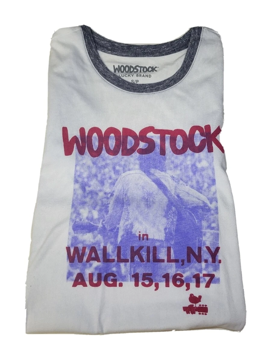 lucky brand woodstock t shirt