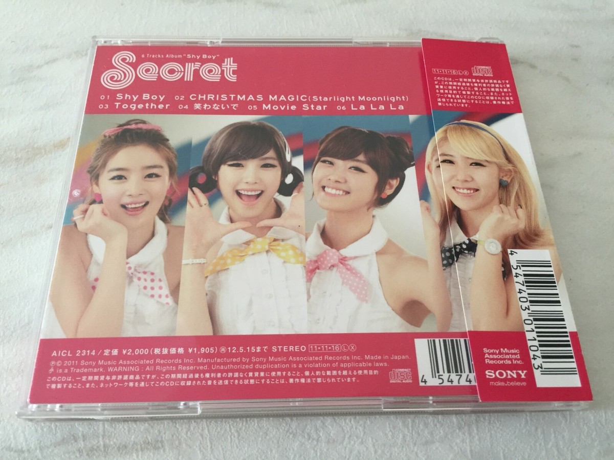 Secret Shy Boy EP Mini Album CD (Sony Music 2011) K-Pop Korean 