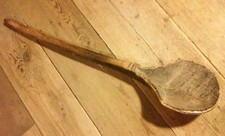 Antique Eastern Woodlands Native American Carved Wooden Spoon