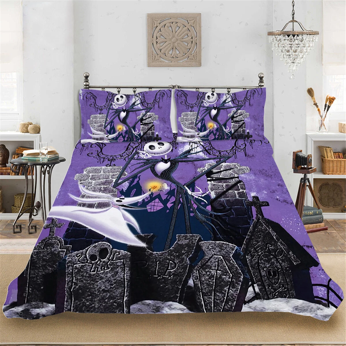 Nightmare Before Christmas Bedding Set, Bedroom Decoration