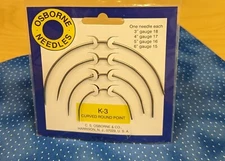 Osborne Needle Cards, 1 of each K-3  K-4 K-5 and K-6