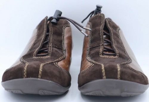 Paul Green Women's Munchen Brown Leather Suede Toggle Lace Oxfords Size 6.5 M* - Picture 2 of 12