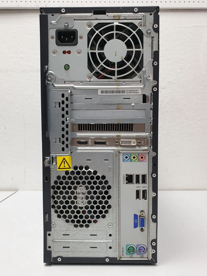 HP Compaq Windows XP Gamer PC 4GB 500GB DVD Pentium 1GB Grafikkarte Computer - Bild 2 von 4