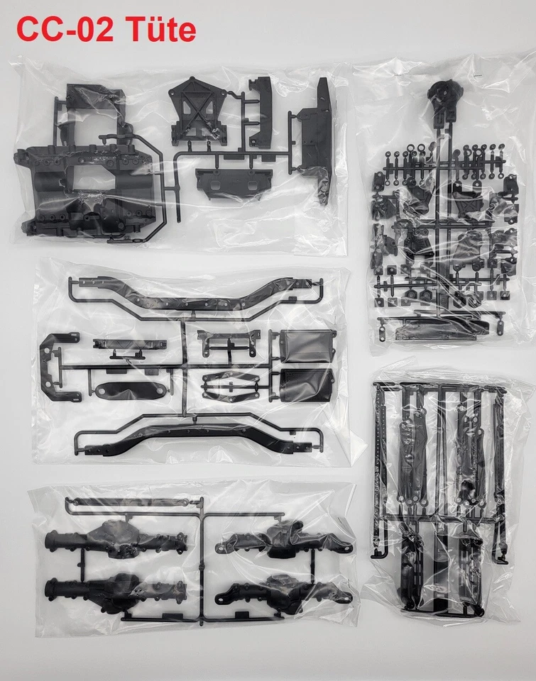 TAMIYA CC-02 OFFROAD CRAWLER CHASSIS-BAUSATZ "IN DER TÜTE" - Bild 2 von 4