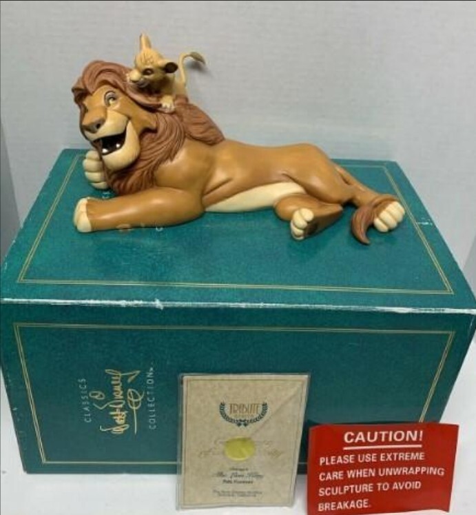 DISNEY ライオンキング　ムファサ&シンバフィギュア　　WDCC Disney WDCC Lion King Simba and Mufasa Lion Simba and Mufasa