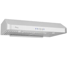 Awoco RH-C06 30", 36", 42" Stainless Steel 6"H, 900CFM Range Hood  LED Lights