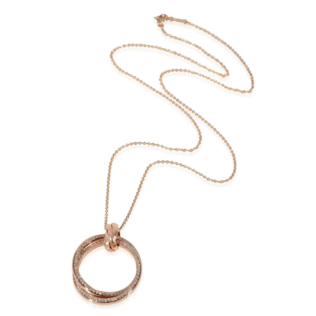 Tiffany Co. Paloma Picasso Diamond Melody Pendant in 18k Rose