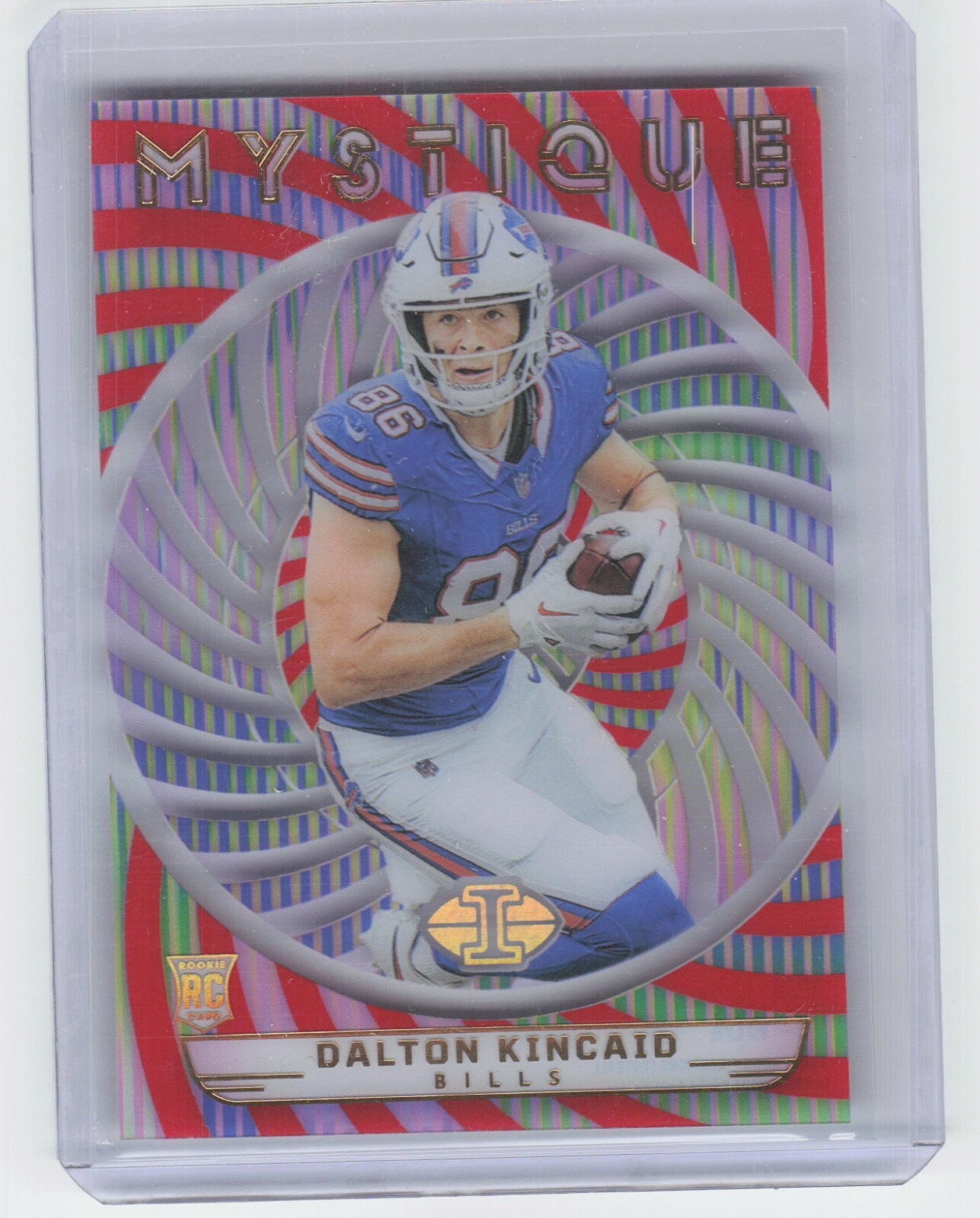 2023 Panini Illusions Dalton Kincaid #7 Mystique Rookie Red /199 Bills