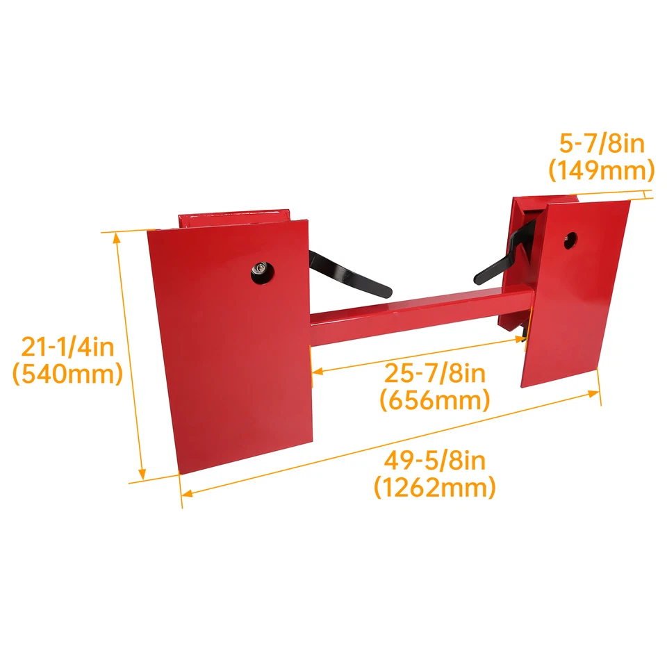 4000LBS Skid Steer Quick Tach Conversion Adapter Plate Attachment For Bobtach - Image 2 of 4