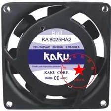 KAKU KA8025HA2 8025 AC220V-240V 0.08/0.07A 8CM Axial Cooling Fan