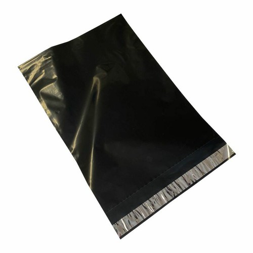 Black 14" x 20" 355 x 508mm Mailing Postage Postal Mail Bags eBay