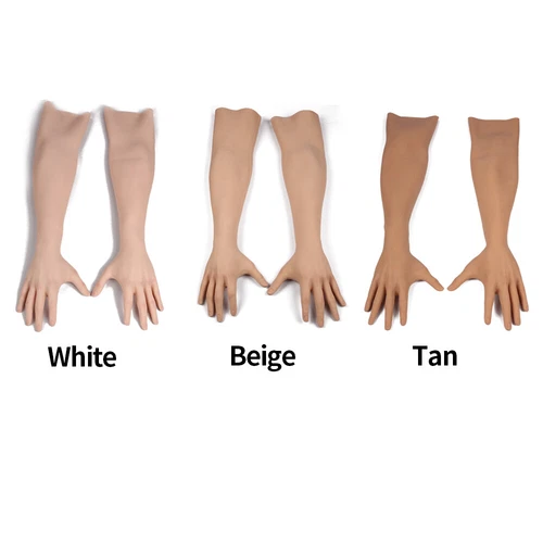 Gants de vieil homme, manches à main pour Cosplay peau main en Silicone réaliste - Bild 14 von 14