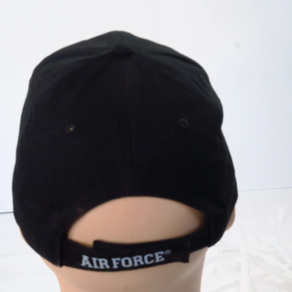Boné chapéu aviões militares logotipo bordado preto USAF Força Aérea dos EUA - Imagem 4 de 4