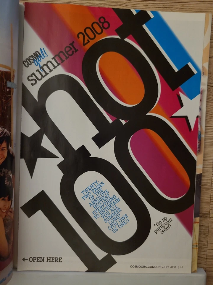 Cosmo Girl Magazine June July 2008 Volume 10 Issue 5 Megan Fox Jonas Brothers Foto 4 de 4