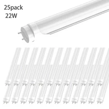 T8 LED Tube 22W 4ft 4000K 6500K Lamp 40W Fluorescent Replacement Lights AC110V