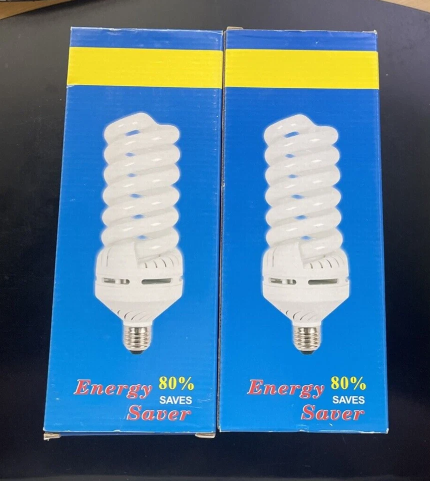 Photo Studio 70W 5400K CFL Light Bulb. Set of 2. (70W - 350W Equivalent) Softbox - Image 2 of 4