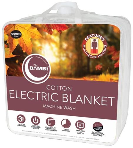 Bambi Cotton Electric Blanket - Picture 1 of 4