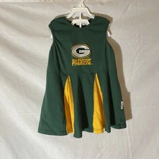 Vintage Mighty Mac Greenbay Packers Cheerleader Dress See Pics For Measurements