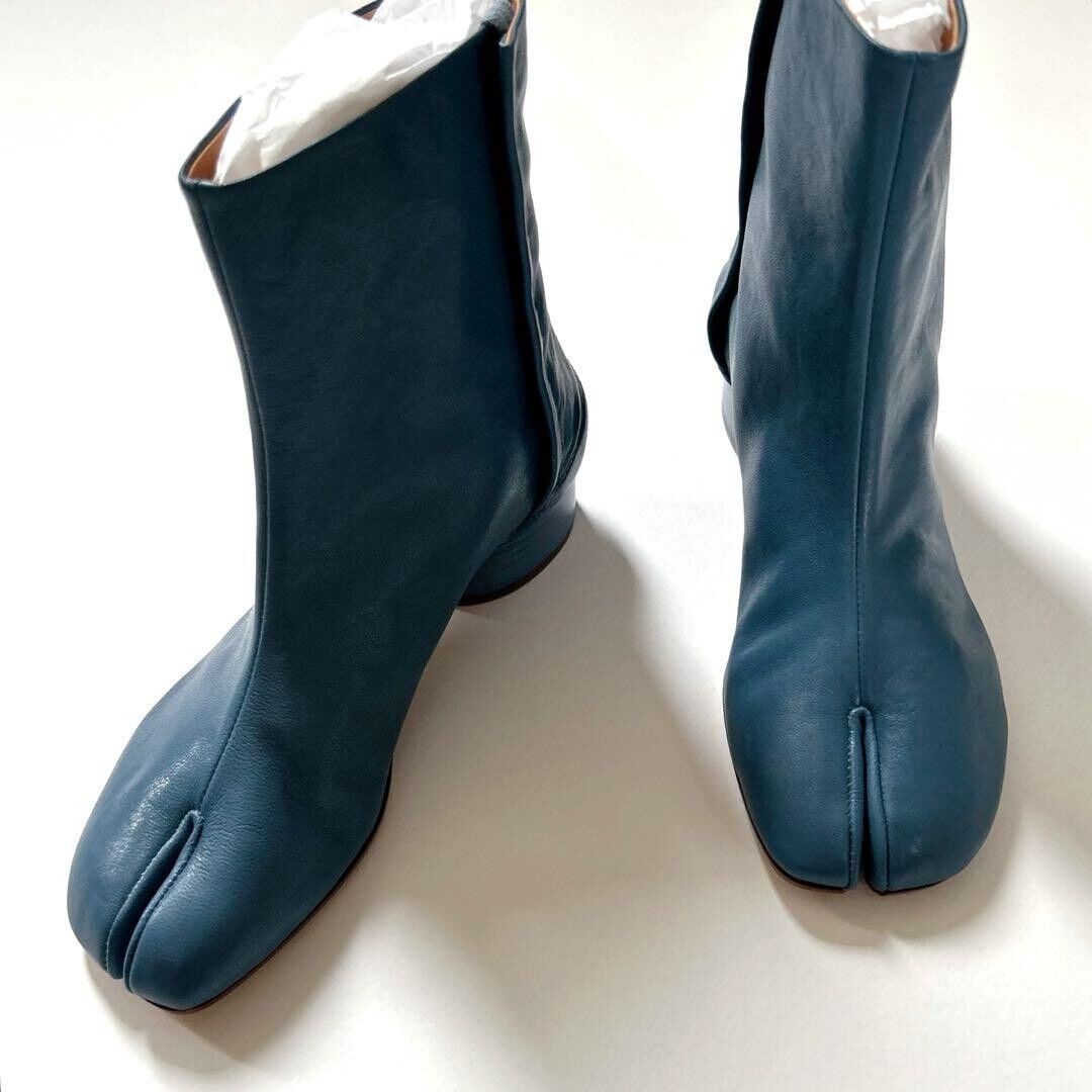 【美品】Maison Margiela Tabi boots 7cmヒール MAISON MARGIELA TABI SPLIT TOE HEEL BOOTS BLACK EU39 /US9