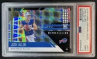 2018 Panini Unparalleled Josh Allen RC Superplaid Rookie #/150 Bills PSA 9