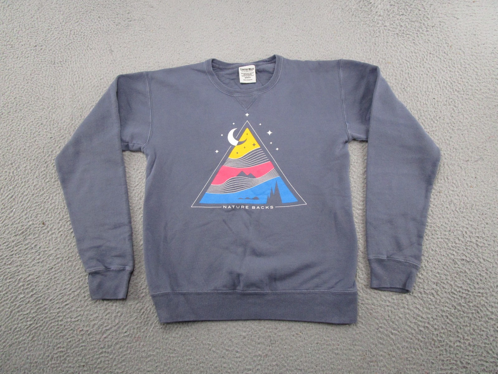 Nature Backs Switchback Mountain Logo Sweatshirt … - image 1