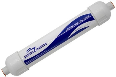 yachtZmarine - Holding Tank Vent Filter - Fits 5/8'' 5/8 inches, White 