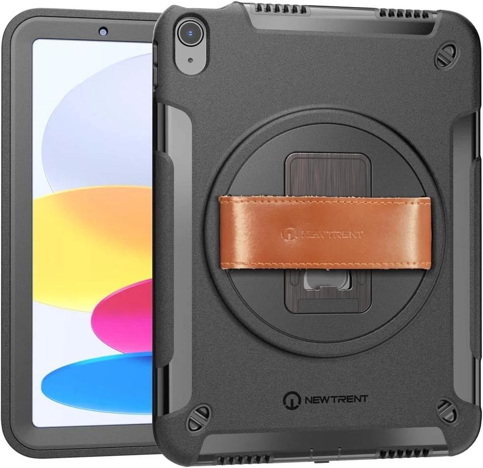 iPad Air 11" Case (M3 2025/M2 2024) – Slim Hard Shell Cover 6th & 7th Gen Black - Image 2 of 4