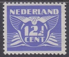 Nederland plaatfout 383PM2 op 12½ ct Vliegende duif 1941 ongebruikt (MH)