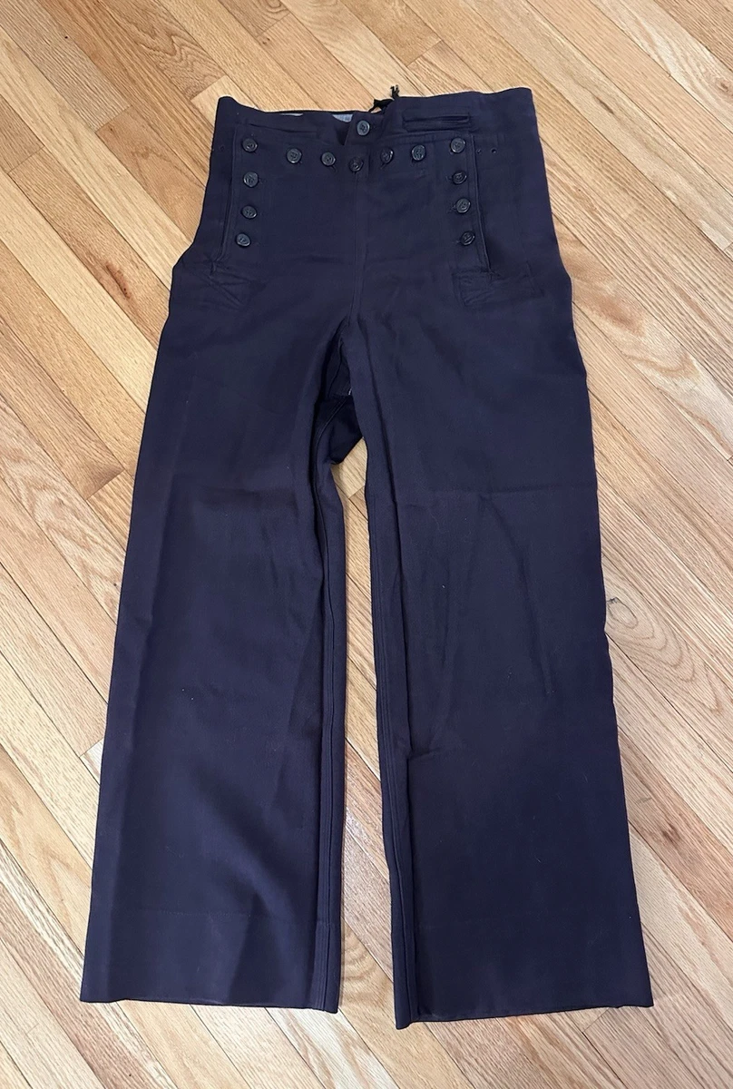 Vintage Us Navy Pants In Original Ww2 Collectible Us Uniforms for
