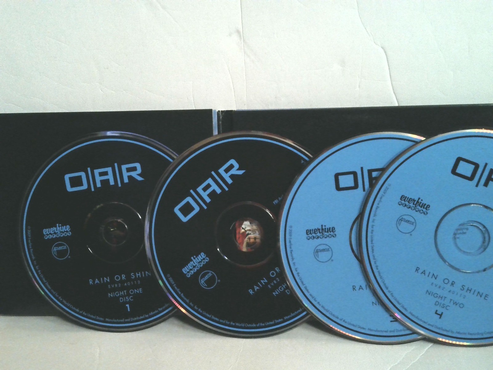 O.A.R. Rain Or Shine CD 4 Disc Set 2009 Everfine Records Digipak
