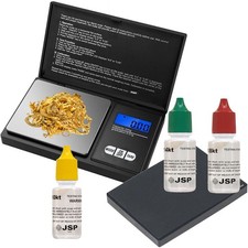 Gold Testing Jewelry Kit 10K 14K 18K With Scale 100g Test Stone