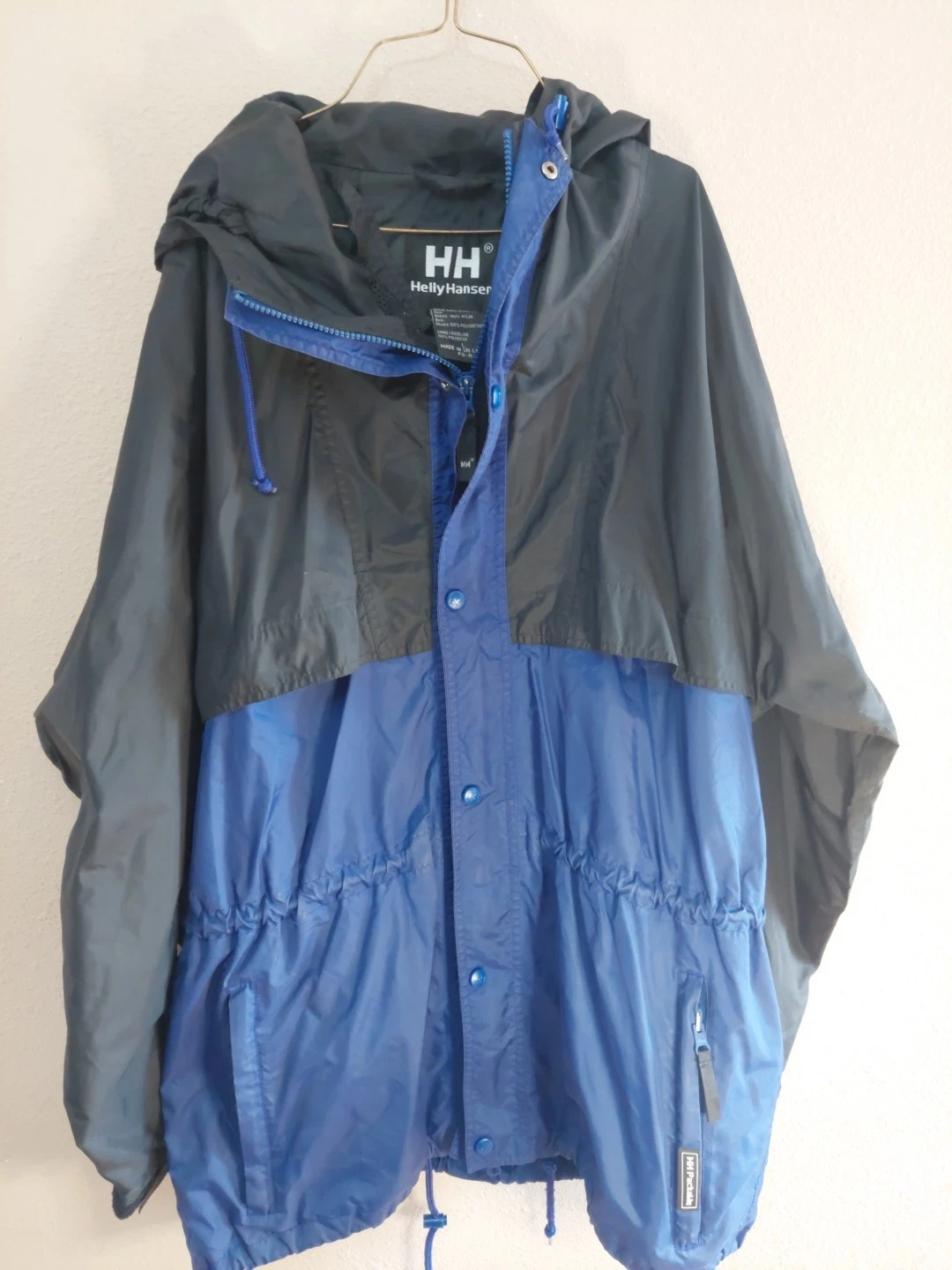 Helly Hansen Tech Packable Mesh Lined Vented Windbreaker Rain Jacket Men’s Large