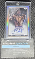 Andy Cruz 2024 Topps Chrome Boxing Auto #CBA-ACZ Refractor Super Lightweight