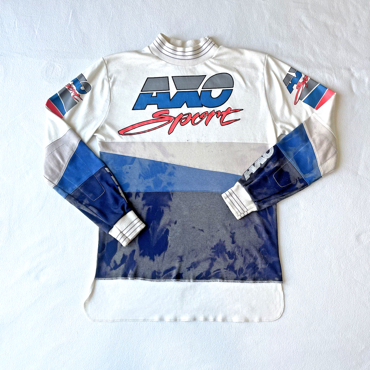 Vintage AXO Sport Motocross Jersey White Size S Superaxo Made In USA