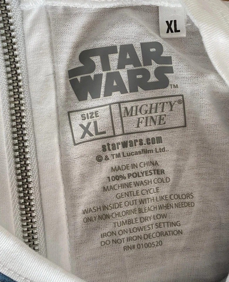 Camiseta Star Wars Storm Troopers sin mangas para mujer XL cremallera trasera *Envío gratuito Foto 4 de 4