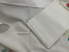 Frette Italy NWD 4pc Napkins 22”x30” Cotton White Ritz Carlton Buckhead