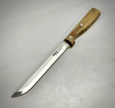 MINT Vtg Ekco Eterna 8" Slicer Knife 13.5" Overall - Hard Wood Handle - Japan 