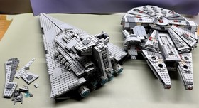 Lego Star Wars Millennium Falcon & Imperial Star Destroyer