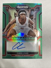 2022-23 Panini Prizm Draft Picks - College Penmanship Chris Lykes #CP-CLY Green