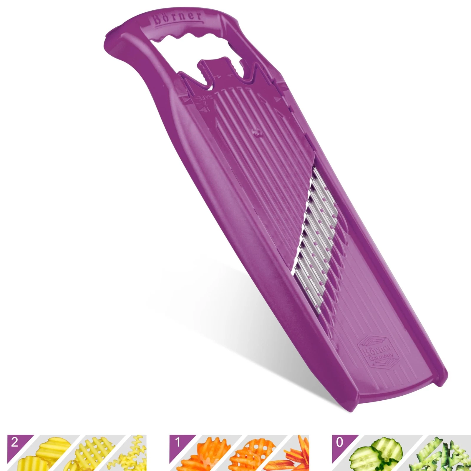 BORNER Wave waffle PowerLine | Vegetable Grater Börner Quality Made in Germa...