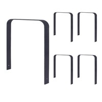 FahrradanlehnbüGel FahrradstäNder Parker 115X76 Cm Flachstahl Einbetonieren 5X