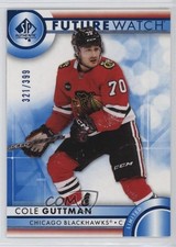 2023-24 SP Authentic Future Watch Blue Limited 321/399 Cole Guttman #150 0b1f