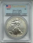 2013 Silver Eagle First Strike - PCGS MS69