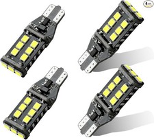Car T15 LED Backup Reverse Light, 12V 6500K 5W High Bright Brake LE Size: 4PCS