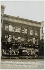 1909 Real Photo POSTCARD RPPC The Busiest Store in Jackson, Michigan