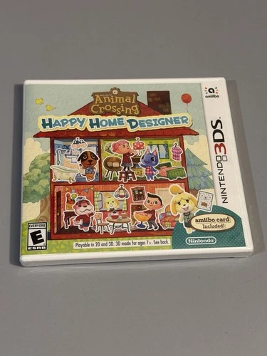 Animal Crossing: Happy Home Designer Nintendo 3DS New Factory Sealed OOP w Cards